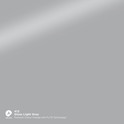 Vinyle coulé Arlon Premium Colour Change 412 Gloss Light Grey brillant