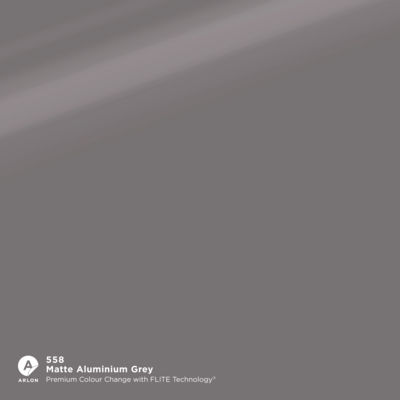 Vinyle coulé Arlon Premium Colour Change 558 Matte Aluminium Grey mat