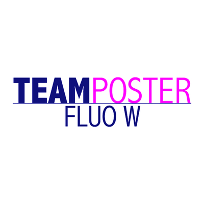 Logo TEAM POSTER FLUO W