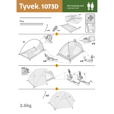 Film synthétique indéchirable Tyvek® 1073D Classic Blanc 75g/m² 700mmx1000mm