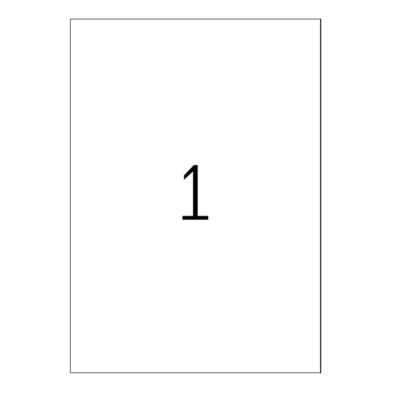 Adhésif Xerox Multi-use Labels Blanc 70 g/m² A4 003R97400