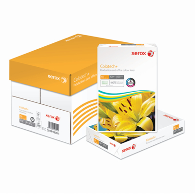 Papier Xerox; Colotech+; Papier reprographique blanc;A4; A3 ; Special Impression laser couleur ; Antalis