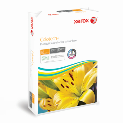 Papier Xerox; Colotech+; Papier reprographique blanc;A4; A3 ; Special Impression laser couleur ; Antalis