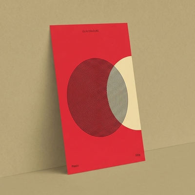 Papier Olin Colours Poppy 120g/m² 700mm x 1000mm