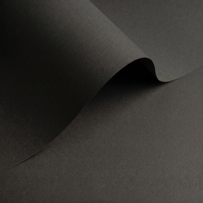 Papier Olin Colours Black 120g/m² 700mm x 1000mm Enramé