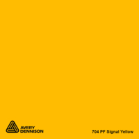 Avery 700 brillant 704 signal yellow adhésif permanent 1230 mm x 50 m(704/1.23)