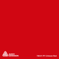 Avery 700 brillant 749-01 crimson red adhésif permanent 1230 mm x 50 m(749-01/1.23)