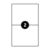Etiquettes Laser - Coins droits - etiquette Image- Etiquette Blanche format A4 - Antalis