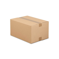 Caisse La Redoute B, écru simple cannelure, sans bois 400mm x 300mm x 400mm paquet de 20 unités