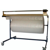 Dérouleur de bobine horizontal pour film bulle, mousse ou plastique