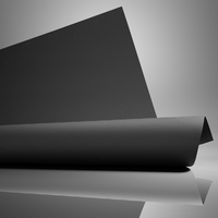 Keaykolour Leather Black 340g/m² 700mm x 1000mm Paquet de 50 feuilles