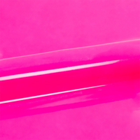 Siser, PS Film Extra, satiné, polyuréthane, N0024 - rose fluo, 90µm, 500mm x 25.00m, hotmelt, Boîte de 1 rouleau, N0024/0.50