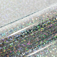 Siser, Holographic, brillant, polyester, H0021 - argent, 105µm, 500mm x 10.00m, hotmelt, Boîte de 1 rouleau, H0021/0.50