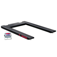 Pèse palette en U 1500kg maxi acier noir O'haus Ve1500p31p