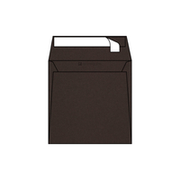 Enveloppe Carrée Pop'Set, 170x170, Enveloppe de creation,Marron, Hot Brown, Antalis France