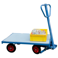 Photo Chariot à 1 essieu directeur 1000 kg