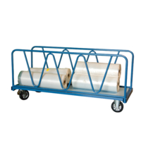 Photo Chariot industriel 1200 kg 2 ridelles tube
