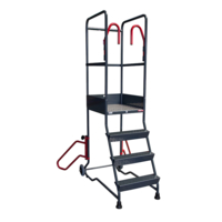 Photo Plateforme de travail 4 marches acier 200 kg