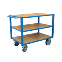 Photo Servante établi 3 plateaux bois 500 kg
