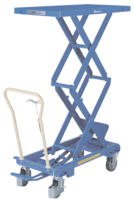 Table élévatrice manuelle Bishamon® double ciseaux, 500 kg