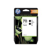 HP 711 Noir Mat Ink 80ml 2 Cart
