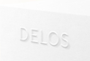 Gaufrage logo Delos