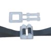 Boucle plastique autobloquante transparent 16 mm