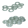 Oeillets plastiques transparents 12mm Emblem  males et femelles en lot de 500