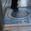 Aslan DFP 33 Film Floor Graphics blanc directement imprimable, classe antidérapante R9