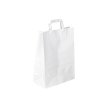 Sac kraft avec poignée blanc - ANTALIS