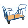 Photo Chariot modulaire 500 kg dossiers et ridelles tube amovibles