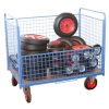 Photo Chariot conteneur 500 kg habillage grillagé