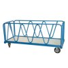 Photo Chariot industriel 1200 kg 2 dossiers + 2 ridelles tube