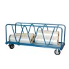 Photo Chariot industriel 1200 kg 2 ridelles tube