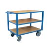 Photo Servante établi 3 plateaux bois 500 kg