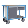 Servante établi équipée, 1 tiroir + 1 bloc porte, 500 kg, FIMM