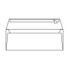 Enveloppe de création DL Rives Vergé Extra Blanc 120 g/m² avec fenêtre 35 mm x 100 mm Boîte de 500