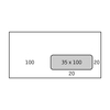 Enveloppe DL Blanche 80 g/m² avec fenêtre 35x100 - Antalis Premium