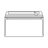 Enveloppe DL Blanche 80 g/m² avec fenêtre 45x100 mm- Antalis Classic