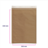 Pochette matelassée papier nid d'abeille 250 x 340 mm