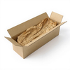 Caisse longue grande ouverture avec papier kraft