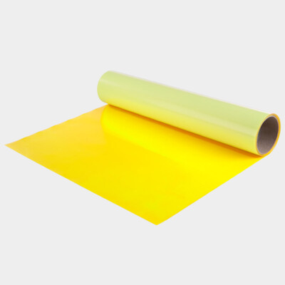 Flex universel en polyuréthane pour transfert à chaud 311 jaune fluo  CHEMICA Hotmark Revolution