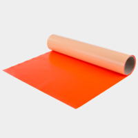 Flex universel en polyuréthane pour transfert à chaud 326 orange fluo  CHEMICA Hotmark Revolution