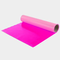 Flex universel en polyuréthane pour transfert à chaud 332 rose fluo  CHEMICA Hotmark Revolution