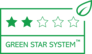 Un produit classé 2 étoiles "Green Star System Packaging" signifie qu'il est composé au total de 50 à 99 % de matériaux recyclés (PIR+PCR) ou renouvelables, qu'il est conforme au règlement REACH, mais qu'il n'est pas techniquement recyclable.