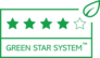 Un produit classé 4 étoiles "Green Star System Packaging" signifie qu'il est composé au total de 50 à 99 % de matériaux recyclés (PIR+PCR) ou renouvelables, qu'il est techniquement recyclable et qu'il est conforme au règlement REACH.